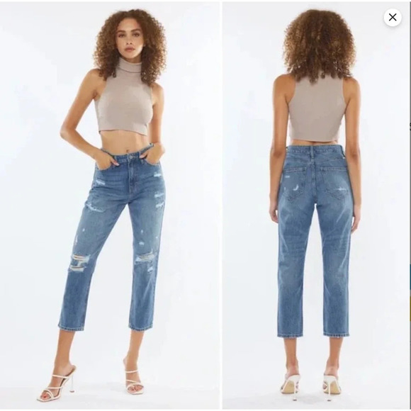 KanCan Bobbie Ultra High Rise Straight Leg Jeans‎ - Picture 1 of 5